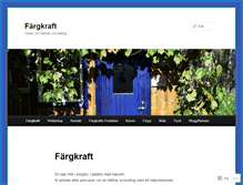 Tablet Screenshot of fargkraft.net